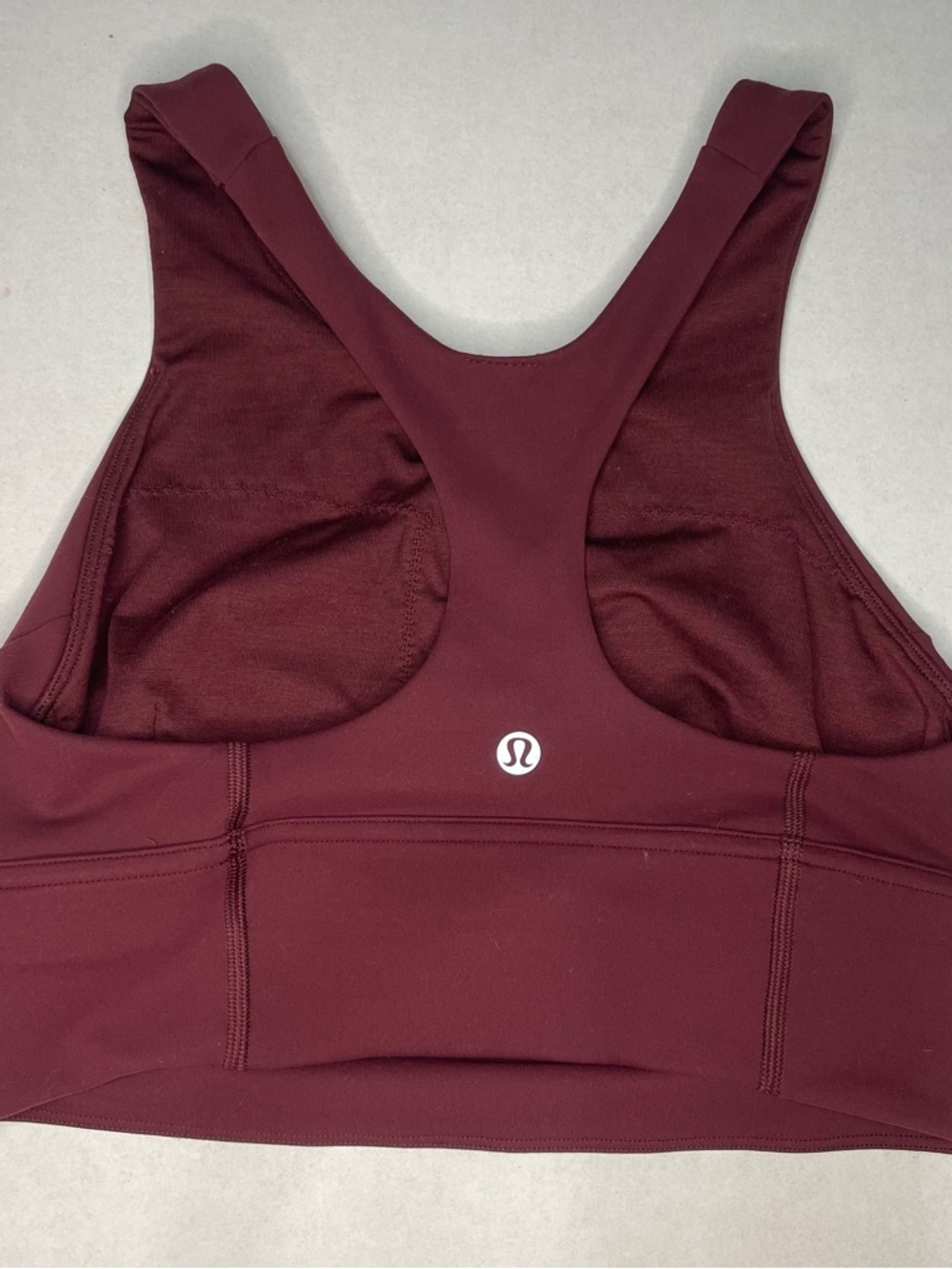 lululemon athletica Deep Wine High-Neck Sports Bra